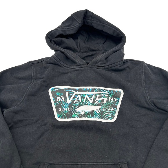 Vans Black Hoodie Sweatshirt Boys Size Medium - Picture 2 of 7